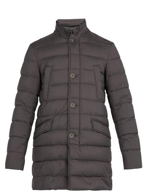 Matchesfashion.com Herno - Legend Down Filled Coat - Mens - Grey