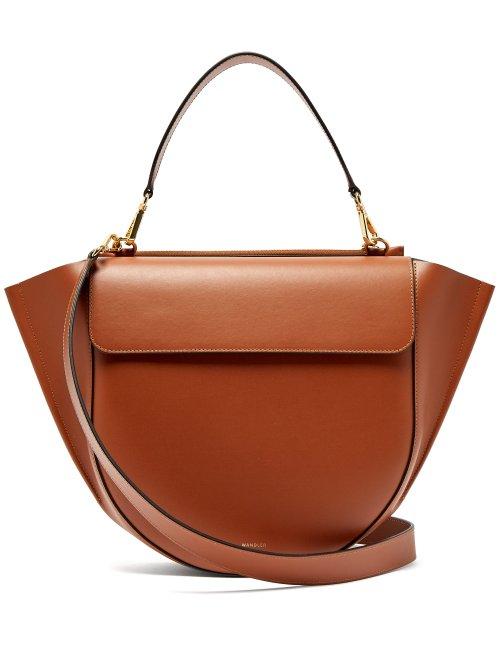 Matchesfashion.com Wandler - Hortensia Large Leather Shoulder Bag - Womens - Tan