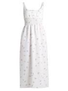 Emilia Wickstead Giovanna Floral-print Cloqu Dress