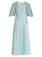 Thierry Colson Phoebe Fil Coup Silk-gauze Dress