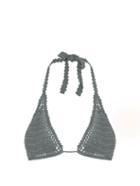 She Made Me Essential Sliding Crochet Triangle Bikini Top