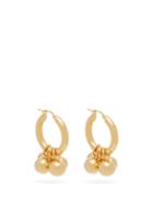 Matchesfashion.com Jil Sander - Sphere-drop Hoop Earrings - Womens - Gold