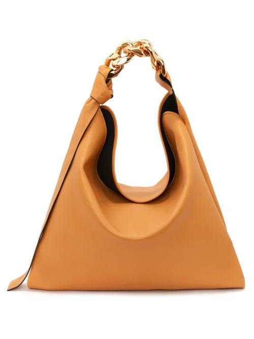 Jw Anderson - Medium Chain-strap Leather Shoulder Bag - Womens - Tan