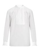 Maison Margiela Zip-front Cotton-batiste Shirt