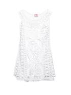 Anna Kosturova Scoop-neck Crochet Dress