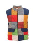 Matchesfashion.com Gucci - Logo-embroidered Patchwork Gilet - Mens - Multi