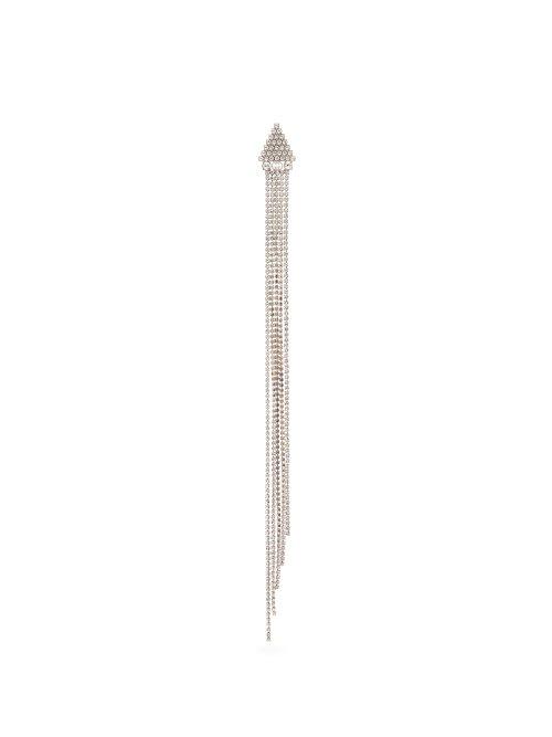 Matchesfashion.com Gucci - Crystal Embellished Tassel Single Earring - Womens - Crystal