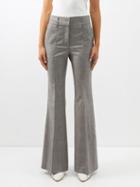 Gabriela Hearst - Rhein Check Wool-blend Suit Trousers - Womens - Grey Check