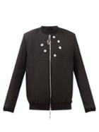 Namacheko - Kish Techincal Panelled Bomber Jacket - Mens - Black