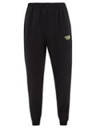 Vetements - Limited Edition Logo Cotton-blend Track Pants - Mens - Black Yellow