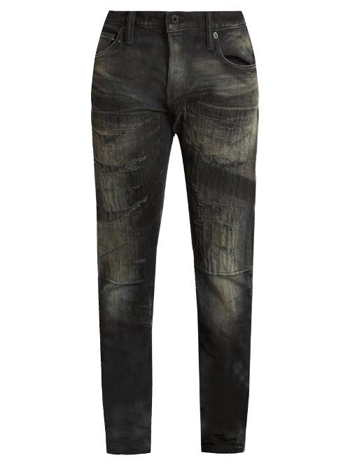 Mastercraft Union Slim Tapered-leg Distressed Jeans