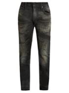Mastercraft Union Slim Tapered-leg Distressed Jeans