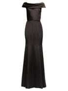 Matchesfashion.com Dolce & Gabbana - Cowl-neck Silk-blend Satin Gown - Womens - Black