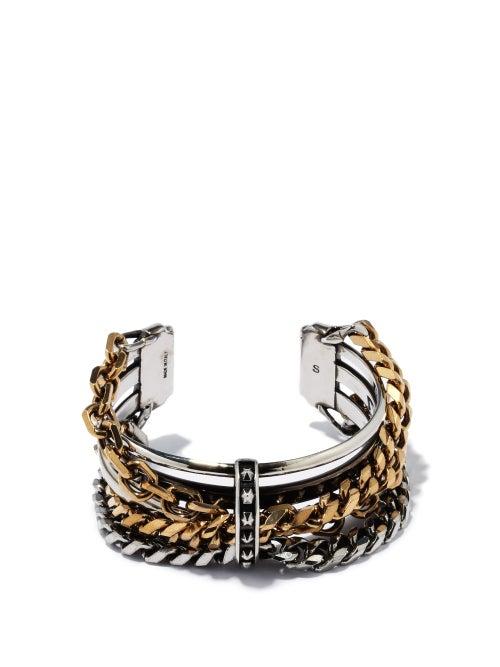 Alexander Mcqueen - Punk Chain Bracelet - Womens - Silver Gold
