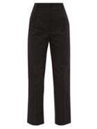 Matchesfashion.com Golden Goose - Austin Cotton-blend Twill Straight-leg Trousers - Womens - Black