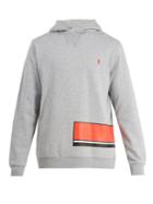 P.e Nation Catch Point Cotton-jersey Hooded Sweatshirt