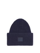 Acne Studios Pansy Face Wool-blend Beanie Hat
