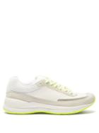 Matchesfashion.com A.p.c. - Running Femme Fluoro Laced Trainers - Womens - Yellow White