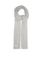 Matchesfashion.com Ganni - Ribbed Wool-blend Scarf - Womens - Grey