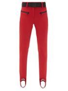 Matchesfashion.com Goldbergh - Paris Slim-fit Stirrup Soft-shell Ski Trousers - Womens - Red