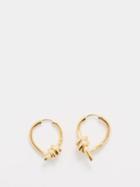 Completedworks - Woven Topaz & 18kt Gold-vermeil Earrings - Womens - Gold