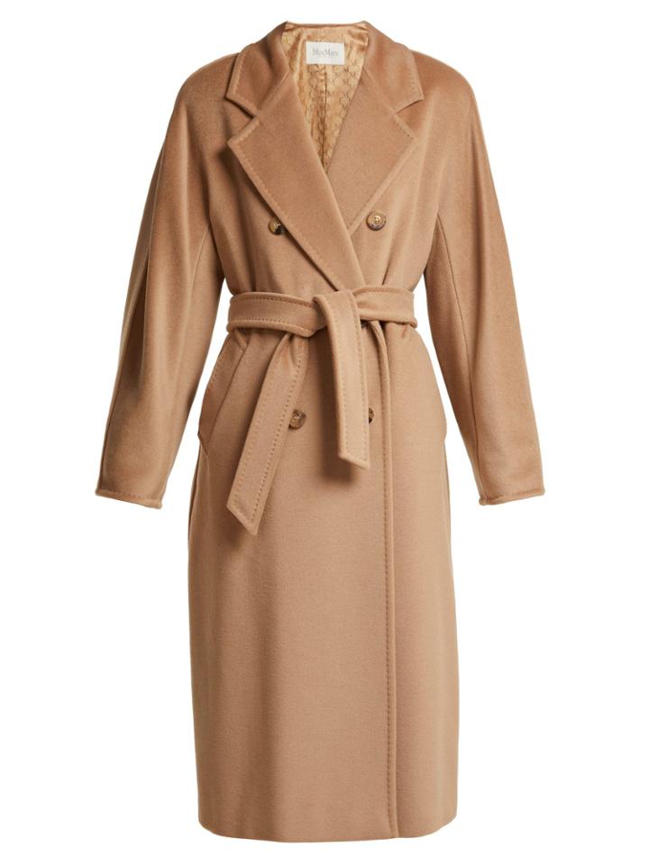 Max Mara Madame Wool Wrap Coat
