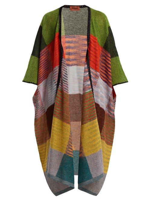 Matchesfashion.com Missoni - Checked Knit Cardigan - Womens - Multi