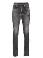 Matchesfashion.com Saint Laurent - Faded Skinny Jeans - Mens - Dark Grey