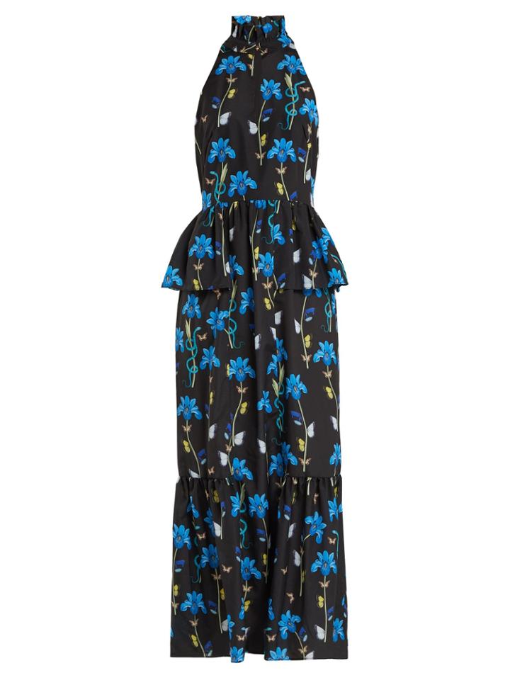 Borgo De Nor Jasmine Crepe Maxi Dress