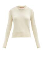 Matchesfashion.com Brock Collection - Round-neck Cashmere Sweater - Womens - Beige