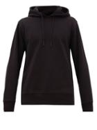 Matchesfashion.com Y-3 - Embroidered Cotton Hooded Sweatshirt - Mens - Black