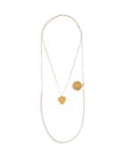 Matchesfashion.com Timeless Pearly - Pearl And Charm Double-layer Gold-plated Necklace - Womens - Pearl