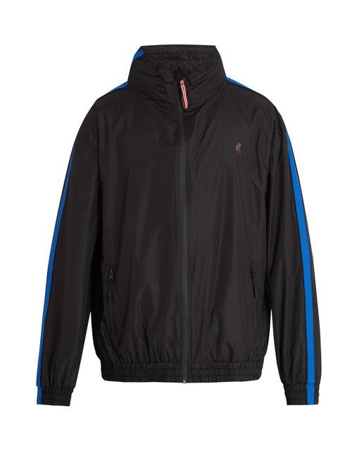 Matchesfashion.com P.e Nation - The Slow Mo Concealed Hood Jacket - Mens - Black