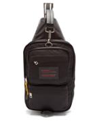 Matchesfashion.com Givenchy - Ut3 Leather Trimmed Nylon Single Strap Backpack - Mens - Black