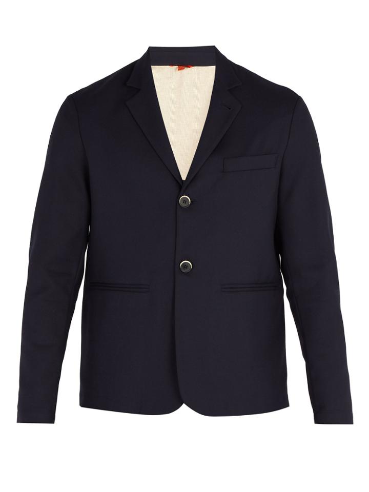Barena Venezia Single-breasted Twill Blazer