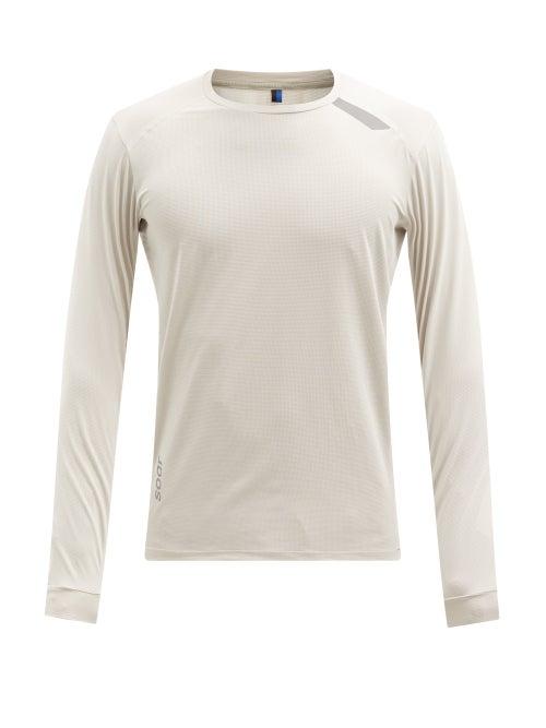 Matchesfashion.com Soar - Tech-t 1.5 Jersey Long-sleeved Top - Mens - Grey