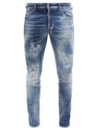 Dsquared2 - Cool Guy Distressed Skinny Jeans - Mens - Blue