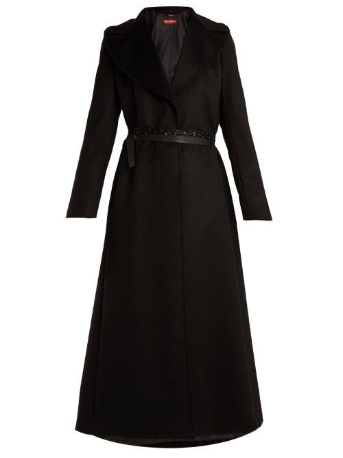 Matchesfashion.com Max Mara Studio - Afosi Coat - Womens - Black