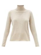 Matchesfashion.com Allude - Roll-neck Cashmere Sweater - Womens - Beige