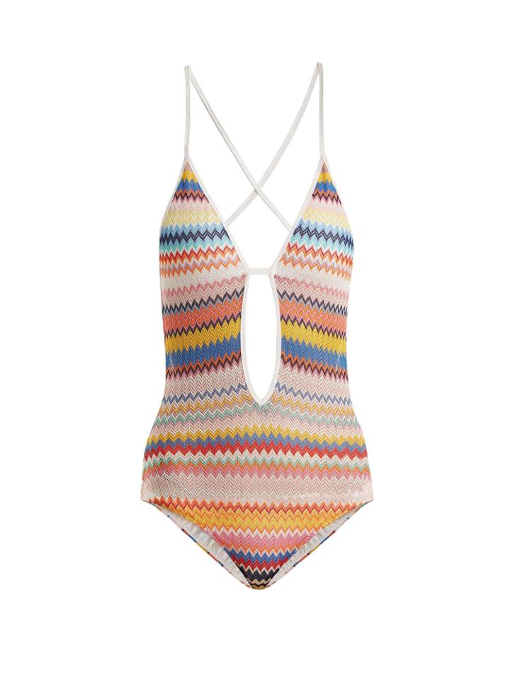 Missoni Mare Zigzag Knit Swimsuit