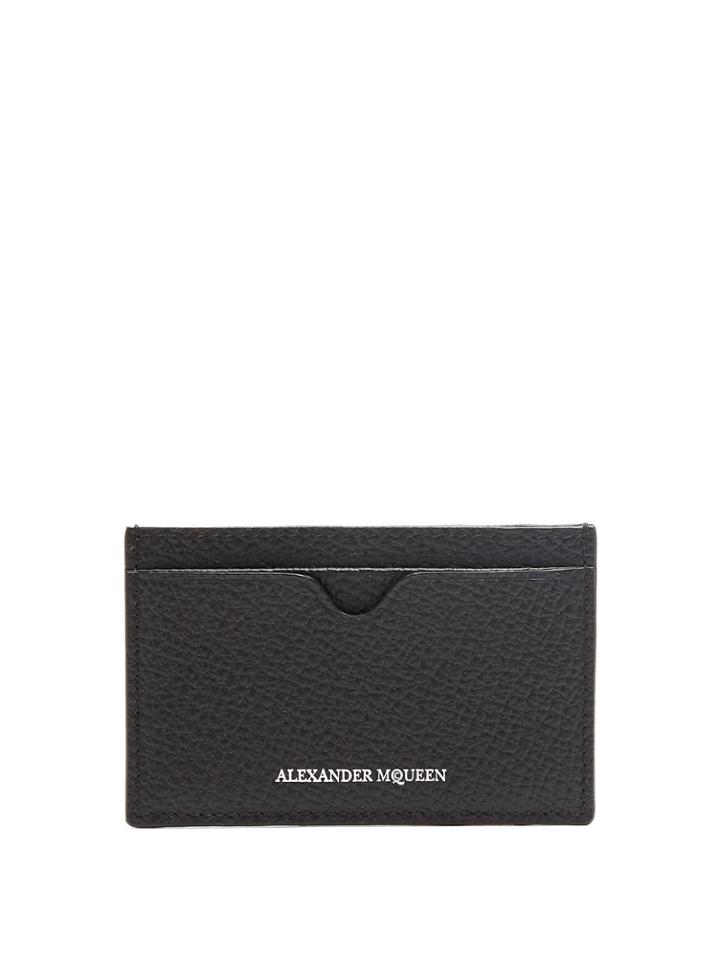 Alexander Mcqueen Leather Cardholder