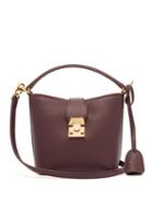 Matchesfashion.com Mark Cross - Murphy Mini Leather Bucket Bag - Womens - Burgundy