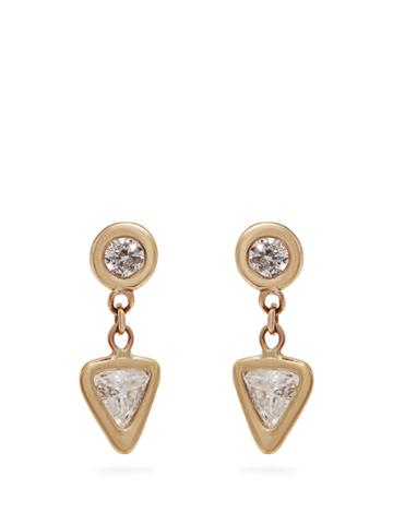 Jacquie Aiche Diamond & Yellow-gold Earrings