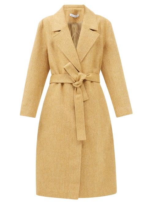 Rejina Pyo - Remi Single-breasted Wool-blend Tweed Coat - Womens - Beige