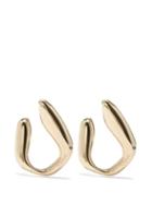Chlo - Logo-engraved Hoop Earrings - Womens - Gold