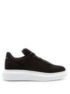 Matchesfashion.com Alexander Mcqueen - Exaggerated Sole Knitted Trainers - Mens - Black
