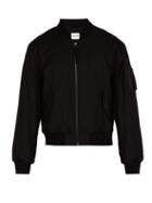 Matchesfashion.com Helmut Lang - Bondage Canvas Bomber Jacket - Mens - Black