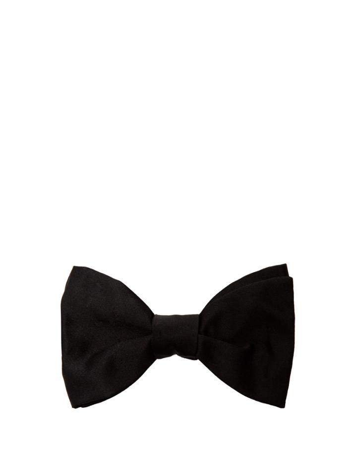Lanvin Silk-satin Bow Tie