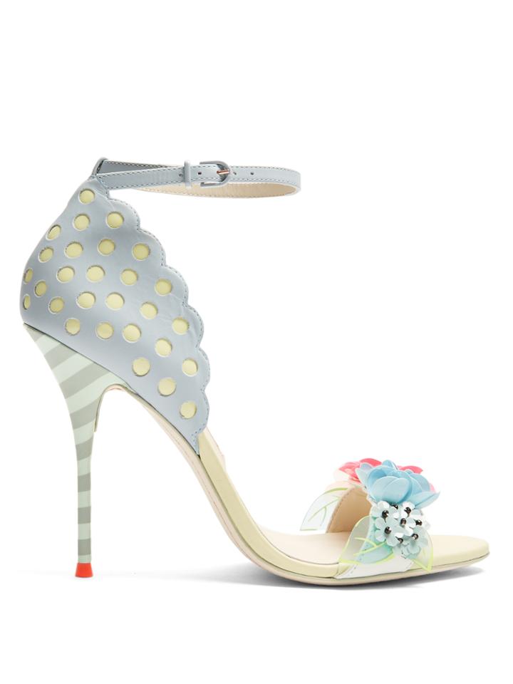 Sophia Webster Lilico Sequin-embellished Leather Sandals