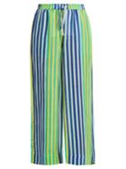 Diane Von Furstenberg Striped Linen-blend Trousers